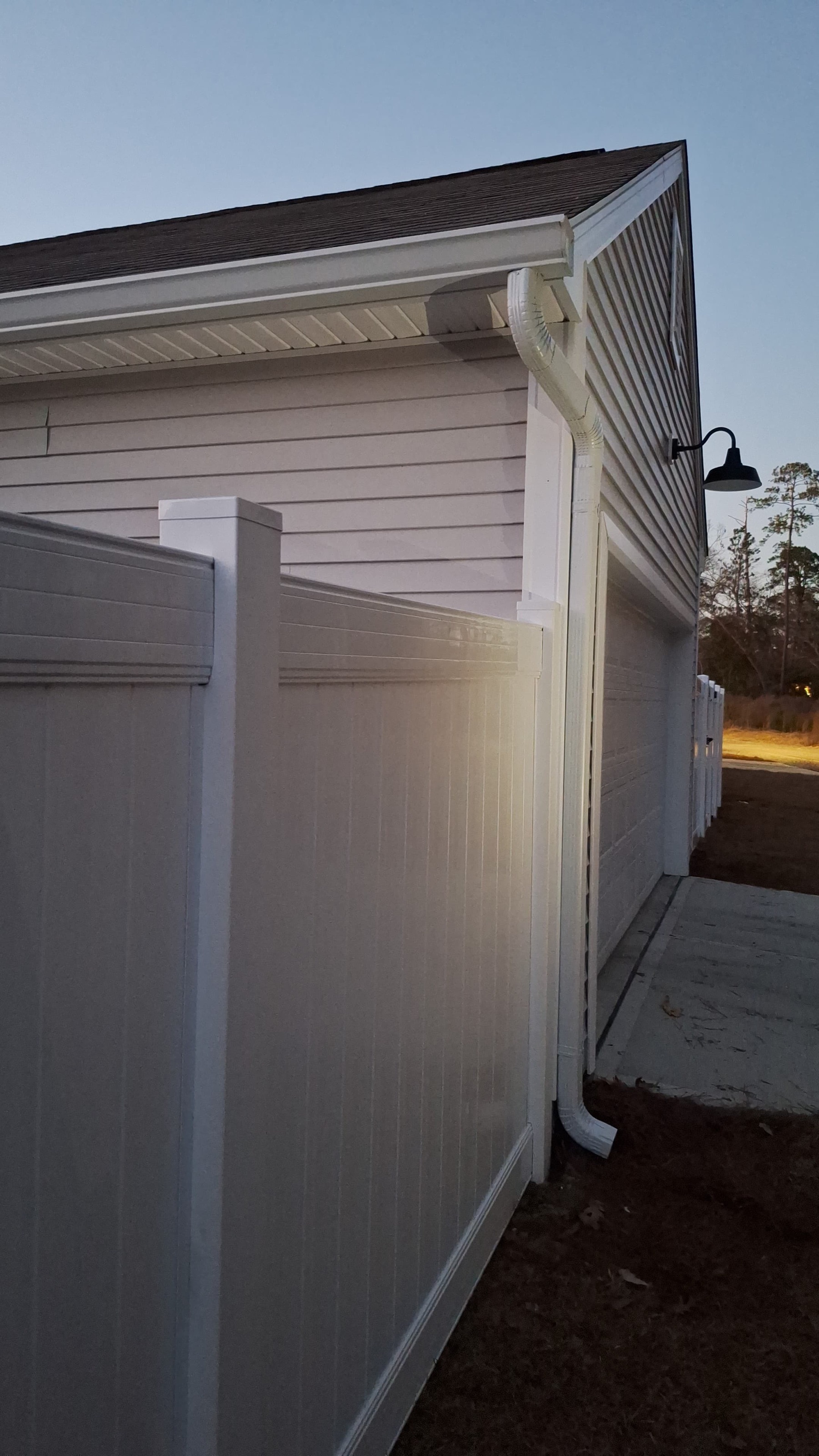 Bluffton's Trusted Vinyl Fence Company project, Bluffton Fence & Gutter